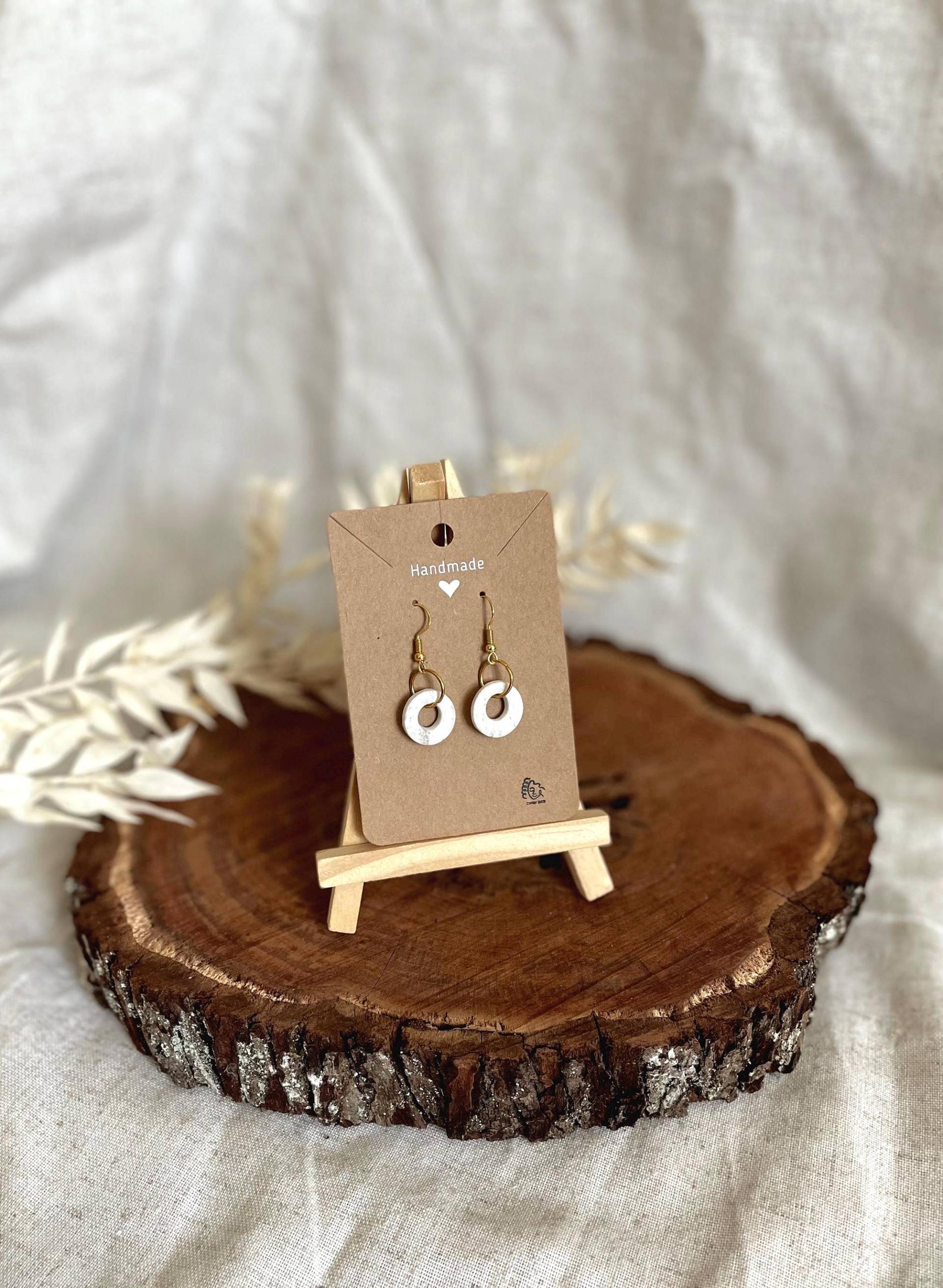 Polymer Clay Ohrringe | Ton Anhänger Handgefertigt Geschenk Polymer Clay Ohrringe | Ton Anhänger Handgefertigt Geschenk von CurlyBirdClay
