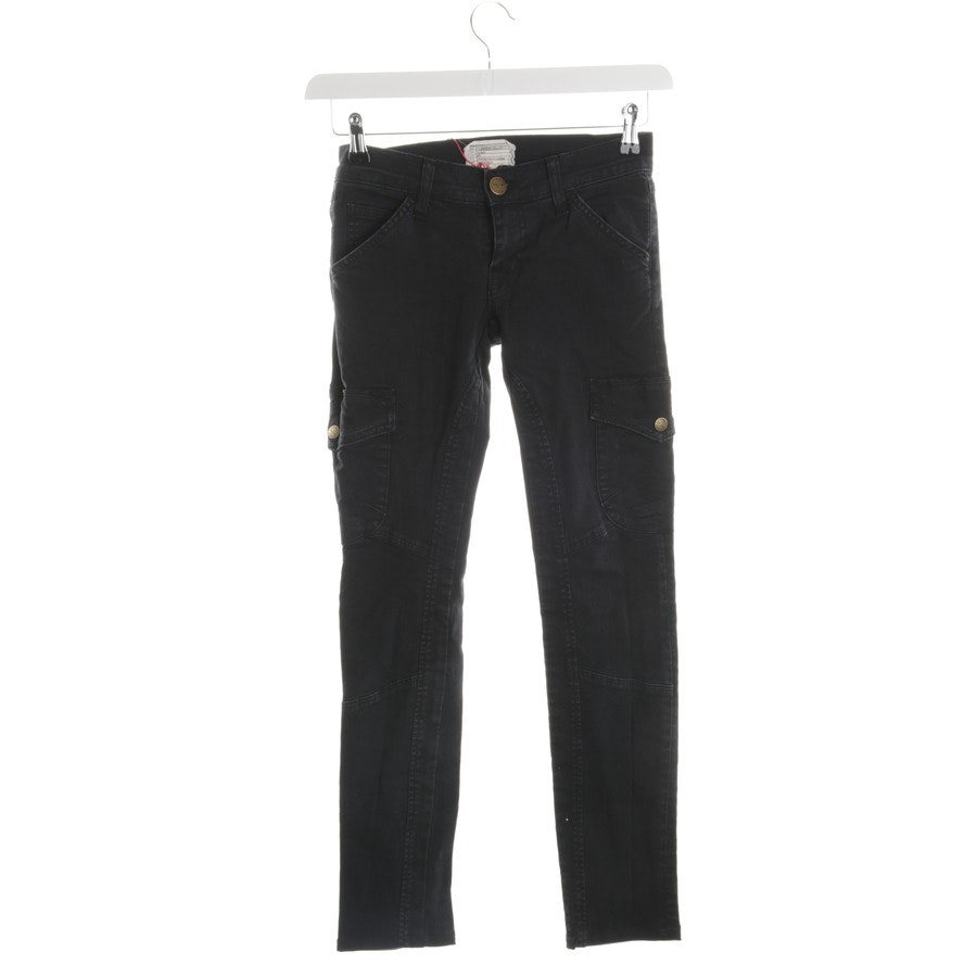 Current/Elliott The Skinny Cargo - Midnight Overdye Jeans Skinny W23 Schwarz von Current/Elliott