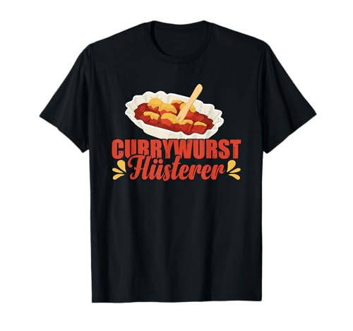 Currywurst Geschenke Pommes Currywurst Flüsterer T-Shirt Schwarz Damen, Herren, Unisex Kinder Klein Crew Neck Kurzarm Klassisch Noveltät-Shirt EU 38/40 S Currywurst Geschenke Pommes Currywurst Flüsterer T-Shirt Schwarz Damen, Herren, Unisex Kinder Klein Crew Neck Kurzarm Klassisch Noveltät-Shirt EU 38/40 S von Currywurst Geschenke