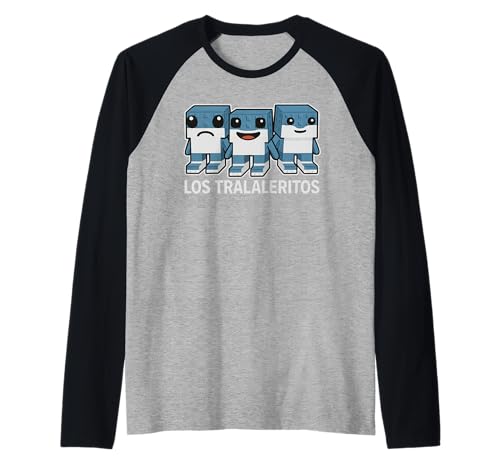 Los Tralaleritos - Lustiges Brainrot Teen Gamer Kinder Jugend Meme Raglan von Cursed Italian Brain Rot Gamer Secret Tees & Merch