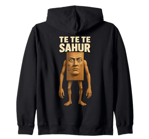 Te Te Te Sahur – Lustiges italienisches Gehirnrot Kinder Gaming Meme Kapuzenjacke von Cursed Italian Brainrot Gamer Secret Tees & Merch