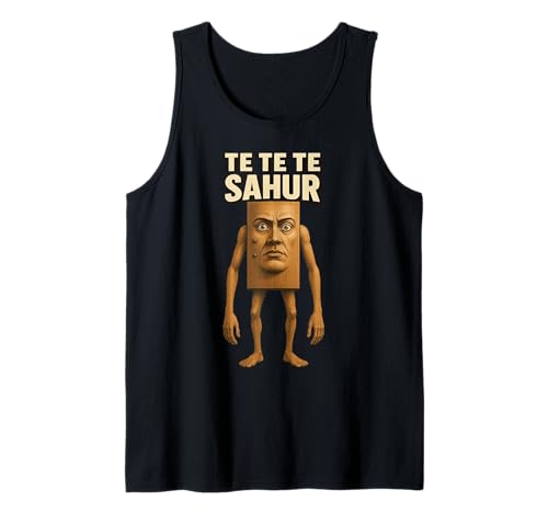 Te Te Te Sahur – Lustiges italienisches Gehirnrot Kinder Gaming Meme Tank Top von Cursed Italian Brainrot Gamer Secret Tees & Merch