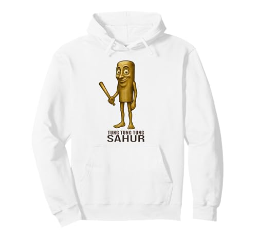 Tung Tung Tung Sahur - Lustiges italienisches Gehirnrot Kids Meme Pullover Hoodie von Cursed Italian Brainrot Gamer Secret Tees & Merch