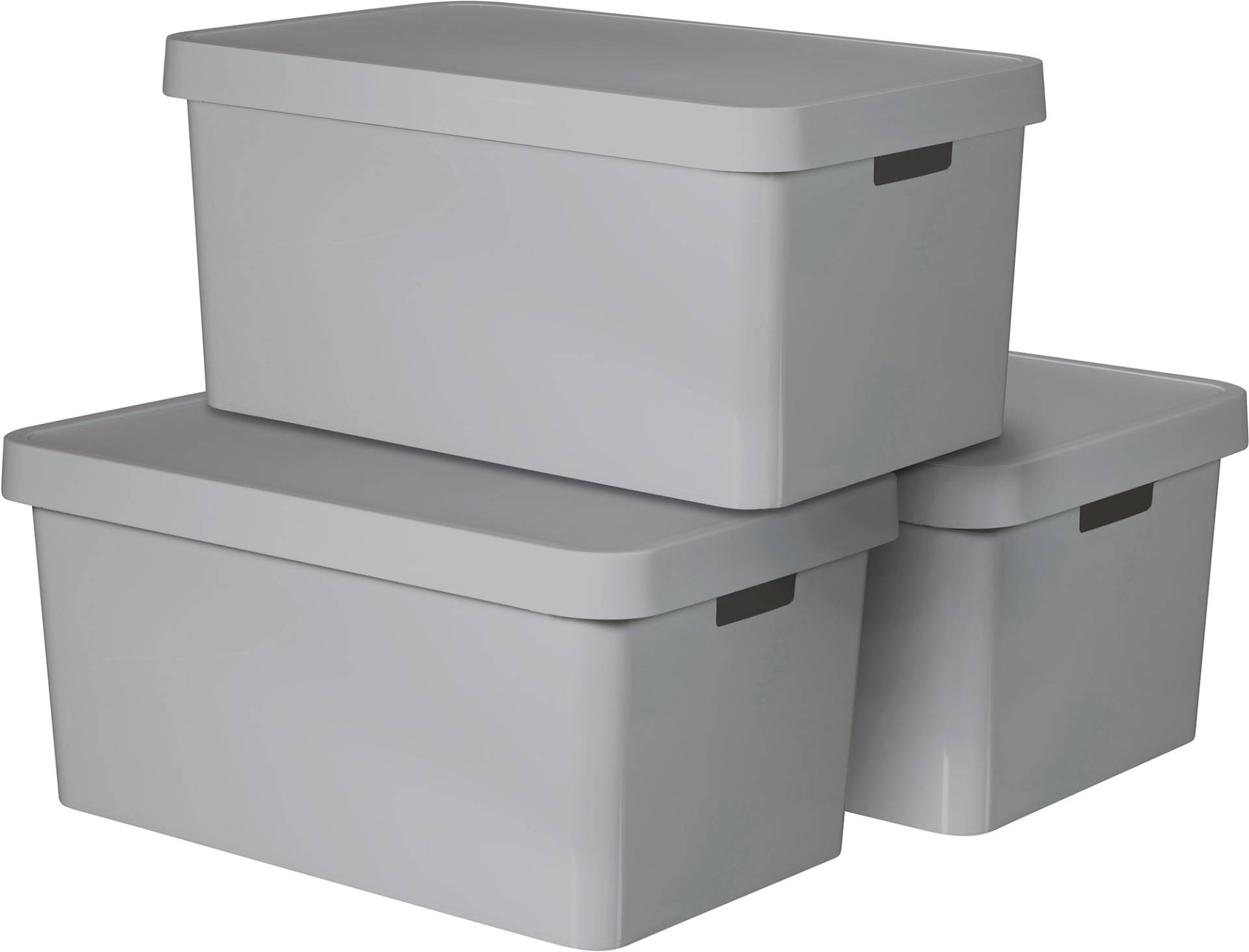 Curver Organizer "INFINITY", (Set, 3 St.), Aufbewahrungsbox, stapelbar, je 45 Liter von Curver