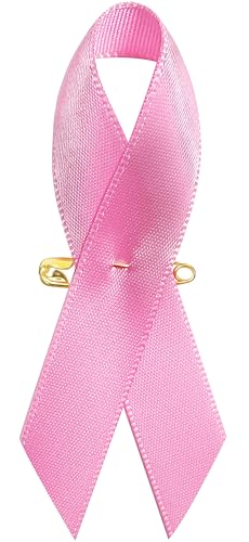 Curvier 100 Stück rosa Satin-Anstecknadeln für Brustkrebs-Bewusstsein für Wohltätigkeitsveranstaltungen, Überlebenskampagnen, Wellness-Partys, 100 Stück, 100PCS Curvier 100 Stück rosa Satin-Anstecknadeln für Brustkrebs-Bewusstsein für Wohltätigkeitsveranstaltungen, Überlebenskampagnen, Wellness-Partys, 100 Stück, 100PCS von Curvierbuti
