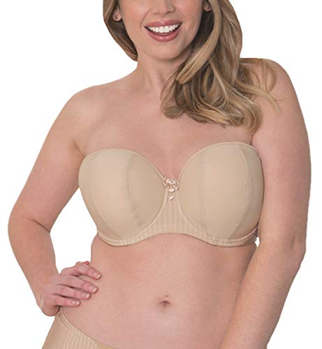 Curvy Kate Damen, Multiway, BH, Luxe Strapless Bra, Beige (Biscotti), 70L (Herstellergröße: 32HH) von Curvy Kate