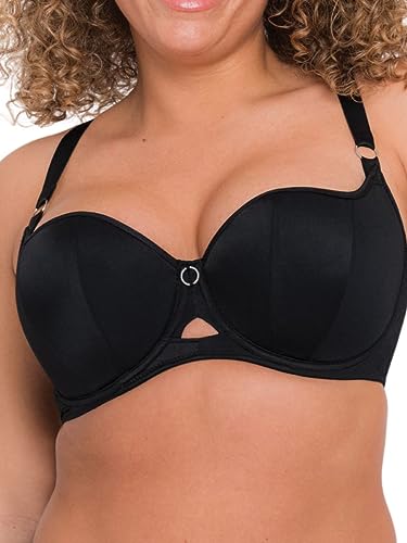 Curvy Kate Damen Boost Me Up Balconette-BH, Blickdicht, Schwarz, 80G von Curvy Kate