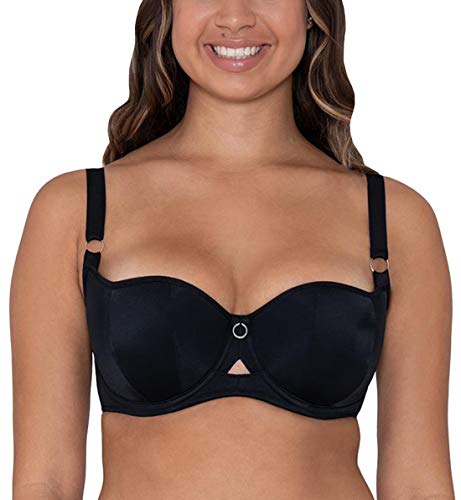 Curvy Kate Damen Boost Me Up Balconette-BH, Blickdicht, Schwarz, 65H von Curvy Kate