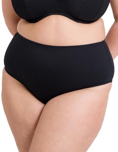 Curvy Kate Damen Jet Set High Waist Brief Bikini-Unterteile, Schwarz, XXL von Curvy Kate