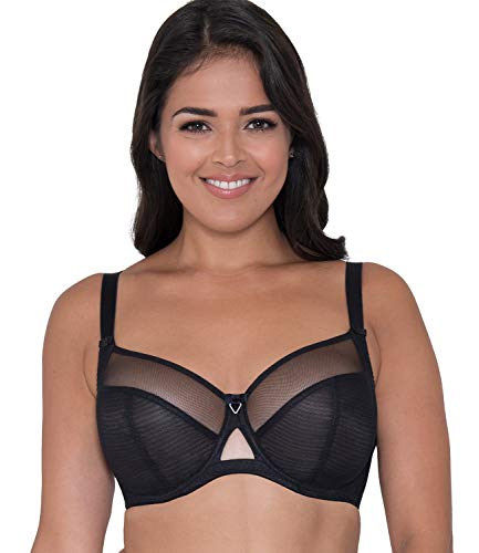 Curvy Kate Damen Victory Balconette BH für den Alltag, Schwarz, 70J von Curvy Kate