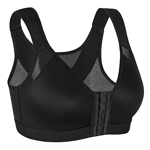 Curyon BH Damen Ohne Bügel Große Starker Halt Schwarz 90D von Curyon