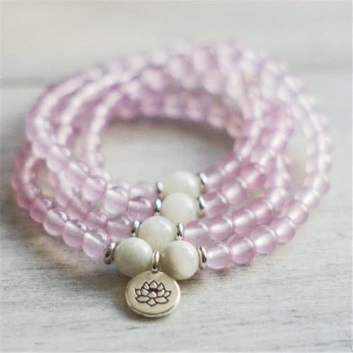 Bettelarmband 6 mm rosa Kristall Edelstein 108 Perlen Armband Halskette Handgelenk Chic Classic Bead # 9083 Bettelarmband 6 mm rosa Kristall Edelstein 108 Perlen Armband Halskette Handgelenk Chic Classic Bead # 9083 von Cusstally