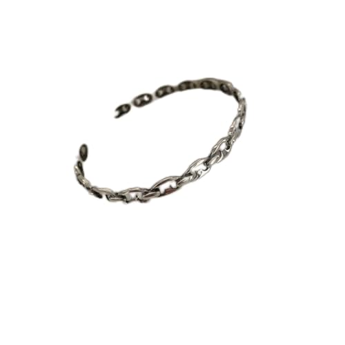Bettelarmband 925 Silber Armband Frau Mode kreatives Design aushöhlen geometrische Vintage Punk Hip-Hop Party Schmuck Geschenke von Cusstally