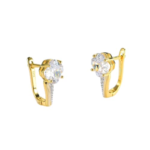 Charm-Ohrringe Luxus Accher Cut Zirkon Ohrclips Edelstein echte 925 Sterling Silber Ohrringe for Verlobung feine Neue Heiterkeit Charm-Ohrringe Luxus Accher Cut Zirkon Ohrclips Edelstein echte 925 Sterling Silber Ohrringe for Verlobung feine Neue Heiterkeit von Cusstally