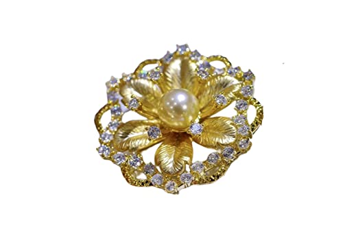 Cusstally 8-9 mm Brosche Schmuck Damen Sea Light Gold Perlenbrosche Runde Perlenbrosche Schmuck Geschenk Cusstally 8-9 mm Brosche Schmuck Damen Sea Light Gold Perlenbrosche Runde Perlenbrosche Schmuck Geschenk von Cusstally