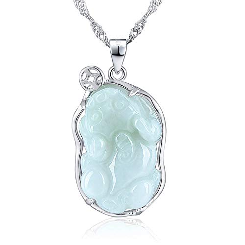 Cusstally 925 Silber Smaragd PiXiu Natürliche Anhänger Halskette Frauen Cusstally 925 Silber Smaragd PiXiu Natürliche Anhänger Halskette Frauen von Cusstally