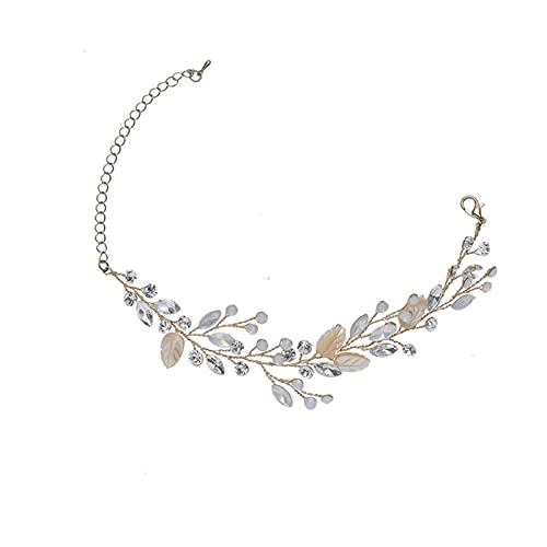 Cusstally Armbänder Armband Frauen Armband Kristall Hochzeit Party Schmuck Brautjungfer Schmuck Bettelarmbänder for Frauen A Schmuckgeschenk von Cusstally