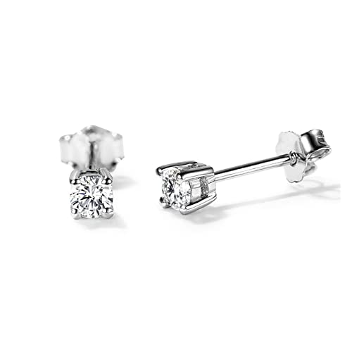Cusstally Charm-Ohrringe 100% Moissanite-Edelstein 585 Roségold-Ohrstecker Massives 925er-Sterlingsilber Solitär Party-Edelschmuck Heiterkeit Cusstally Charm-Ohrringe 100% Moissanite-Edelstein 585 Roségold-Ohrstecker Massives 925er-Sterlingsilber Solitär Party-Edelschmuck Heiterkeit von Cusstally