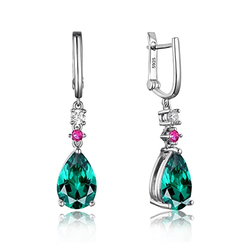 Cusstally Charm-Ohrringe 925 Sterling Silber Tropfen Ohrringe for Frauen Diaspore Rubin Edelstein Gold Farbe Lang Baumeln Feine Schmuck Heiterkeit Cusstally Charm-Ohrringe 925 Sterling Silber Tropfen Ohrringe for Frauen Diaspore Rubin Edelstein Gold Farbe Lang Baumeln Feine Schmuck Heiterkeit von Cusstally