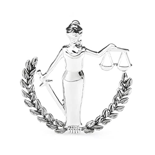 Cusstally Erstellt Brosche Mode Pin Geschenk Frauen Gold Silber Farbe Waage Konstellation ES Frauen Metall Party Bankett Pins Schmuck Geschenk (Color : ORO) von Cusstally