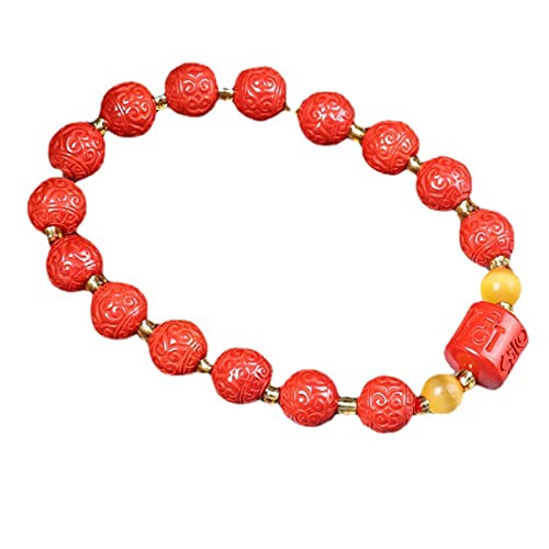 Cusstally Natürliches Zinnober-Armband Natürliches rotes Zinnober-Armband Charm-Armband bringt Glück und Reichtum Stretch-Perlenarmband Reiki-Chakra-Meditation for Männer und Frauen 2022 Cusstally Natürliches Zinnober-Armband Natürliches rotes Zinnober-Armband Charm-Armband bringt Glück und Reichtum Stretch-Perlenarmband Reiki-Chakra-Meditation for Männer und Frauen 2022 von Cusstally