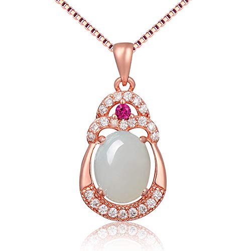 Cusstally S925 Silber Hetian Jade Anhänger Damenmode Halskette Schmuck Cusstally S925 Silber Hetian Jade Anhänger Damenmode Halskette Schmuck von Cusstally