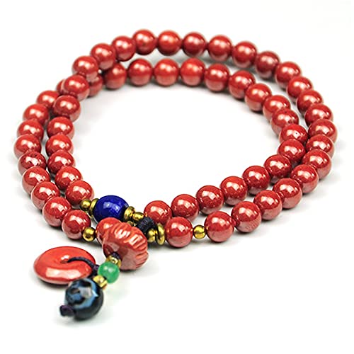 Natürliches Zinnober-Armband Feng Shui Amulett Rotes Armband Harmonieschnalle Geldbeutel Fisch Lotus Natürliches Zinnober Chakra Ausgleichendes Perlenarmband Heilkristall Geld anziehen Viel Glück ( Co Natürliches Zinnober-Armband Feng Shui Amulett Rotes Armband Harmonieschnalle Geldbeutel Fisch Lotus Natürliches Zinnober Chakra Ausgleichendes Perlenarmband Heilkristall Geld anziehen Viel Glück ( Co von Cusstally