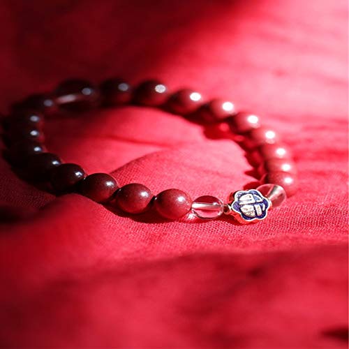 Natürliches Zinnober-Armband Feng Shui Armband Natur Zinnober Fu Charakter Buddhistische Perlen Armreif Viel Glück Zhao Pfirsichblüte Wohlhabende Liebe Amulett Armband for Frauen,6mm ( Size : 6mm ) Natürliches Zinnober-Armband Feng Shui Armband Natur Zinnober Fu Charakter Buddhistische Perlen Armreif Viel Glück Zhao Pfirsichblüte Wohlhabende Liebe Amulett Armband for Frauen,6mm ( Size : 6mm ) von Cusstally