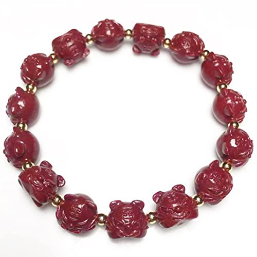 Natürliches Zinnober-Armband Lila Zinnober Tiger Armband Perlenkette Reichtum Talisman for Jahr des Tigers 2022 gegen böse Geister for allgemeines Wohlbefinden Heilung Amulett Edelsteine Geburtstag Natürliches Zinnober-Armband Lila Zinnober Tiger Armband Perlenkette Reichtum Talisman for Jahr des Tigers 2022 gegen böse Geister for allgemeines Wohlbefinden Heilung Amulett Edelsteine Geburtstag von Cusstally
