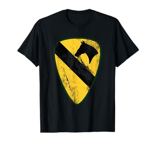 Aufnäher 1st Cavalry Division – Vintage 1st CAV T-Shirt von Custom Army Designs