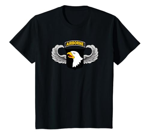 Kinder 101st Airborne Division Flügel für Jungen Mädchen Sohn Tochter T-Shirt Kinder 101st Airborne Division Flügel für Jungen Mädchen Sohn Tochter T-Shirt von Custom Army Designs
