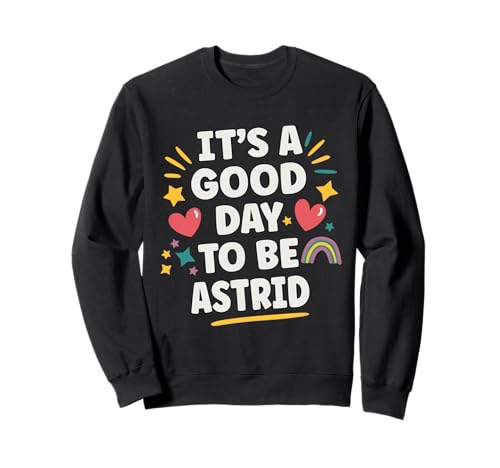 Astrid Personalized Retro Girls Custom Astrid Name Sweatshirt von Custom Gifts For Women Gift For ASTRID