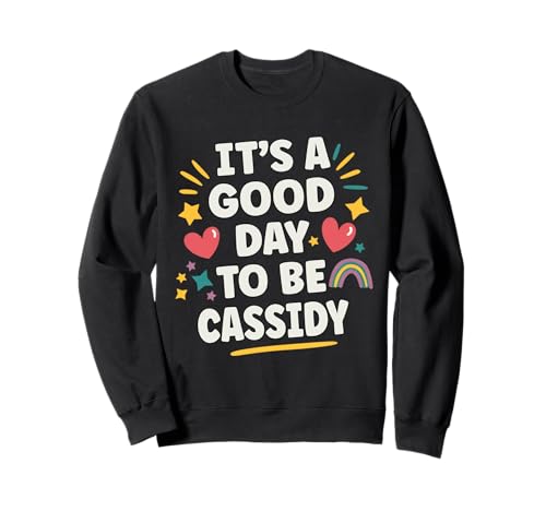 Cassidy Personalized Retro Girls Custom Cassidy Name Sweatshirt von Custom Gifts For Women Gift For Cassidy