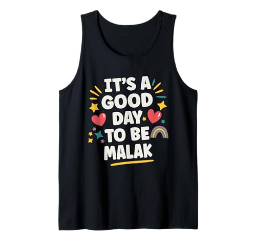 Malak Personalized Retro Girls Custom Malak Name Tank Top von Custom Gifts For Women Gift For MALAK