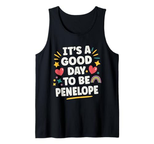 Penelope Personalized Retro Girls Custom Penelope Name Tank Top von Custom Gifts For Women Gift For Penelope