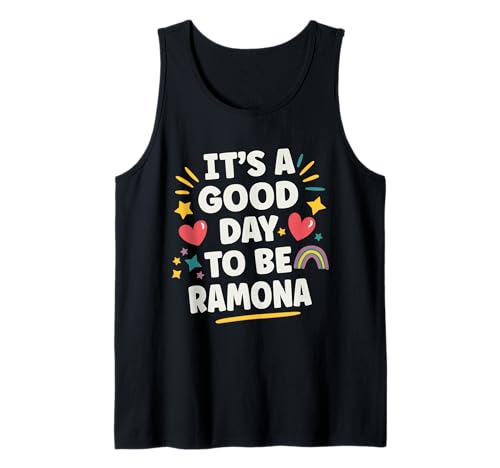 Ramona Personalisierte Retro Mädchen Custom Ramona Name Tank Top von Custom Gifts For Women Gift For RAMONA