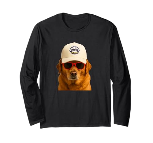 I Farted So What? Lustiges Gag Geschenk Männer Frauen Langarmshirt von Custom Print Me