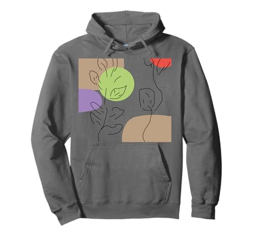 Sehr hübsches und trendiges abstraktes Blattkunst-Design für Männer und Frauen Pullover Hoodie von Custom t-shirt gift for birthday