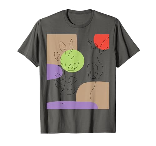 Sehr hübsches und trendiges abstraktes Blattkunst-Design für Männer und Frauen T-Shirt Sehr hübsches und trendiges abstraktes Blattkunst-Design für Männer und Frauen T-Shirt von Custom t-shirt gift for birthday