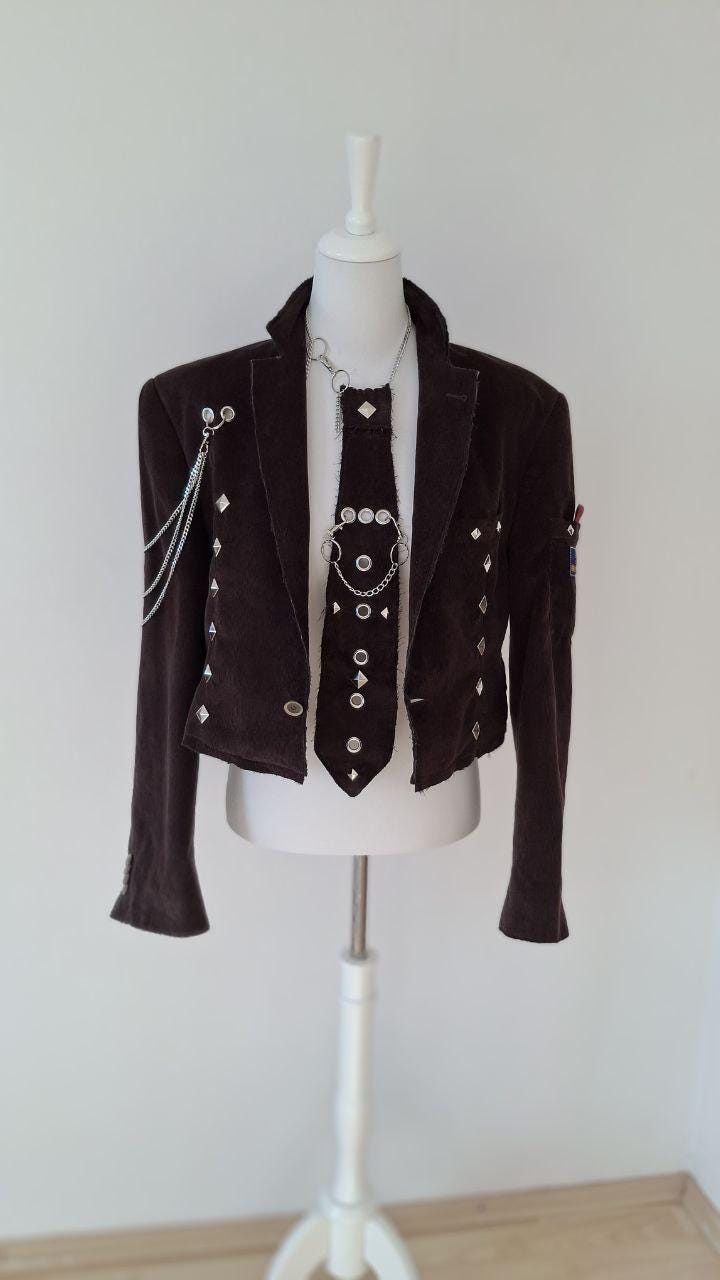 A Unique Jacket in A Single Copy The Style Of Heavy Metal, Punk Rock von CustomAlla