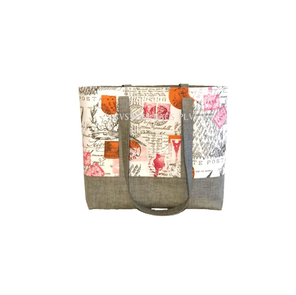 Große Strandtasche Mit Taschen Für Frauen-Monogramm Frauen/Lehrer Personalisierte Große Tasche Große Strandtasche Mit Taschen Für Frauen-Monogramm Frauen/Lehrer Personalisierte Große Tasche von CustomBagsPlus