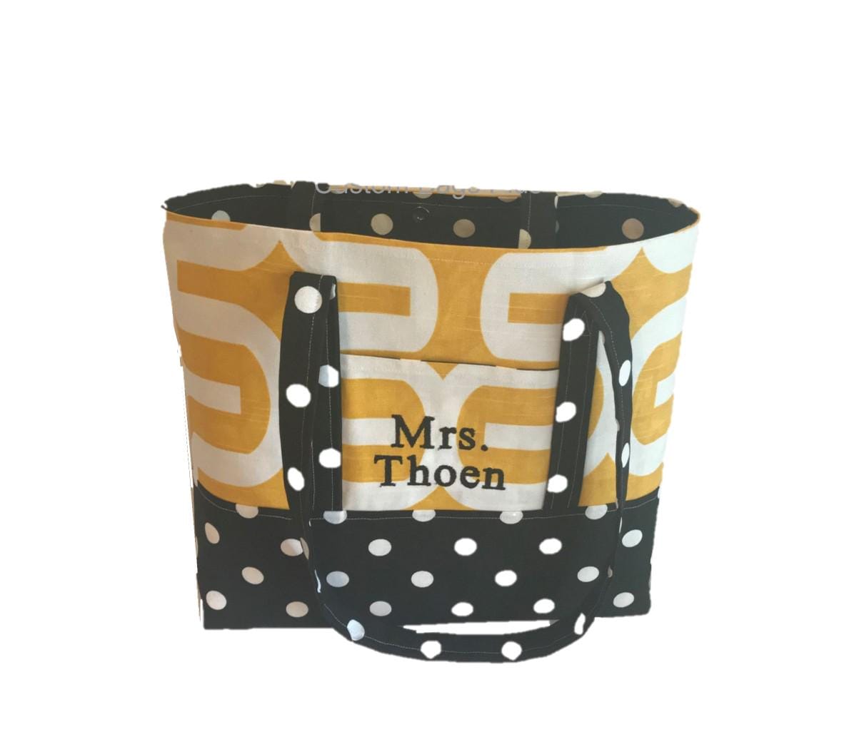 Große Strandtasche Mit Taschen Für Frauen-Monogramm Frauen/Lehrer Personalisierte Große Tasche Große Strandtasche Mit Taschen Für Frauen-Monogramm Frauen/Lehrer Personalisierte Große Tasche von CustomBagsPlus