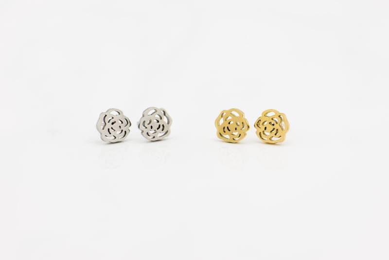 Blumen Ohrstecker, Süße Ohrstecker/Minimal Gold Ohrringe Blumen Ohrstecker, Süße Ohrstecker/Minimal Gold Ohrringe von CustomBrites