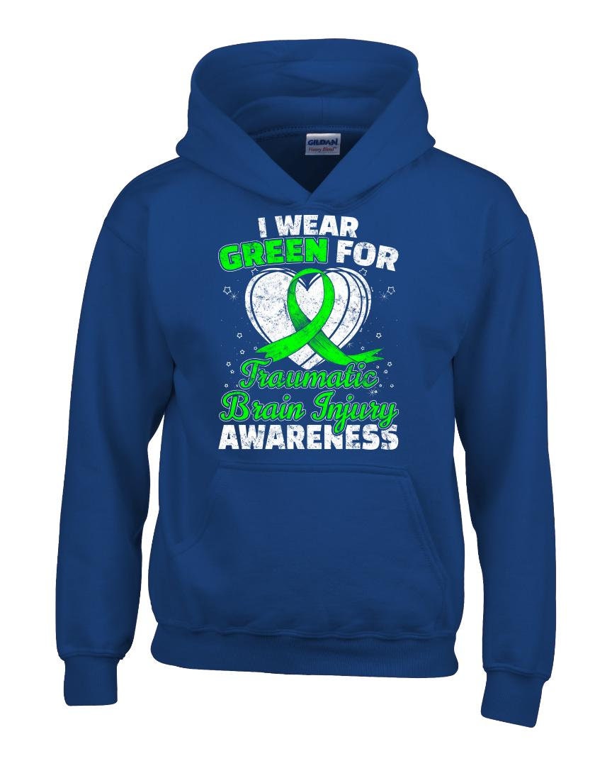 Tbi Trauma-Hirn-Verletzungsbewusstsein Grünes Band - Family Support Design Hoodie Tbi Trauma-Hirn-Verletzungsbewusstsein Grünes Band - Family Support Design Hoodie von CustomChimp