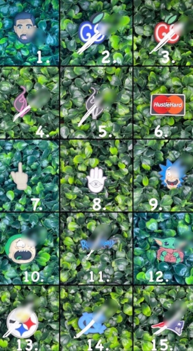 P 1 - 70 Kroko Charms Sortiment von CustomCuts1