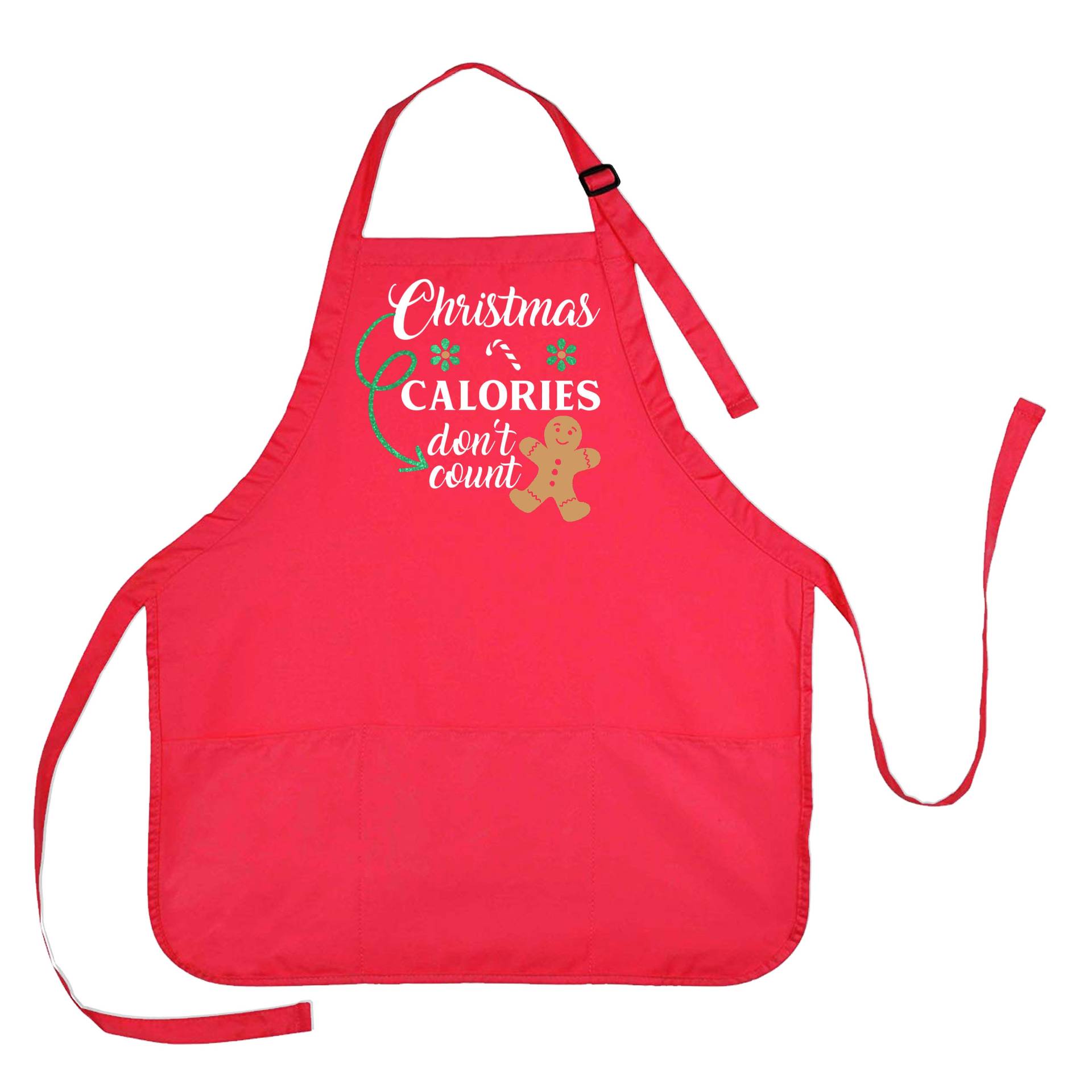 Weihnacht-Backschürze Feiertags-Kochschürze "Calories Don't Count"." von CustomDesignsbyCycam