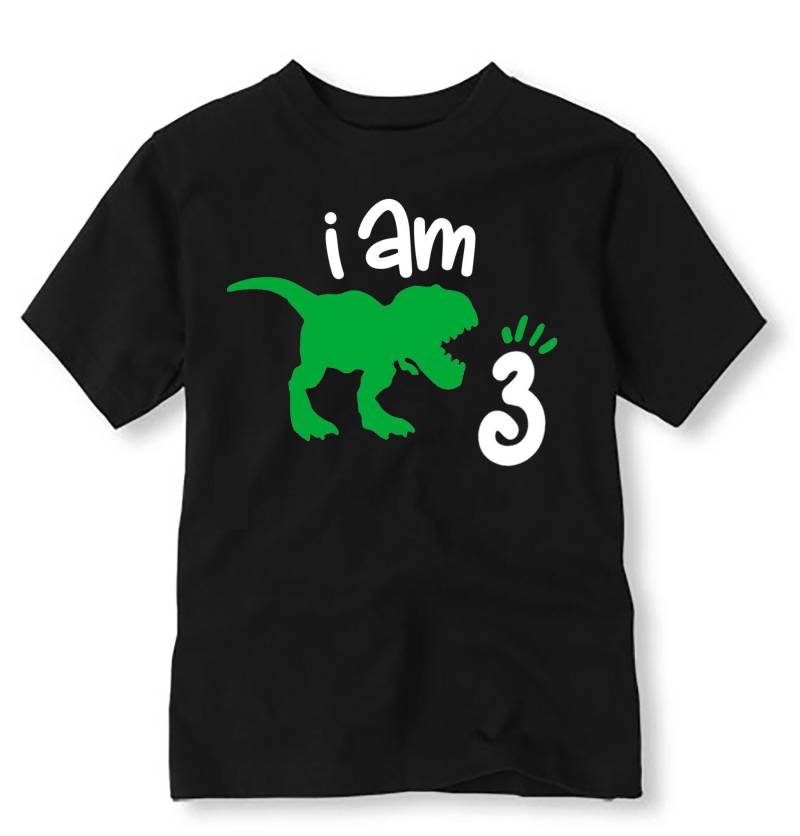 Personalisiertes Dinosaurier Geburtstagsshirt, Geburtstagsshirt Mit Alter Personalisiertes Dinosaurier Geburtstagsshirt, Geburtstagsshirt Mit Alter von CustomDesignsbyCycam
