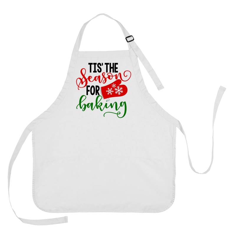 Die Saison Backschürze Weihnachten Cotton-Poly-Mischung von CustomDesignsbyCycam