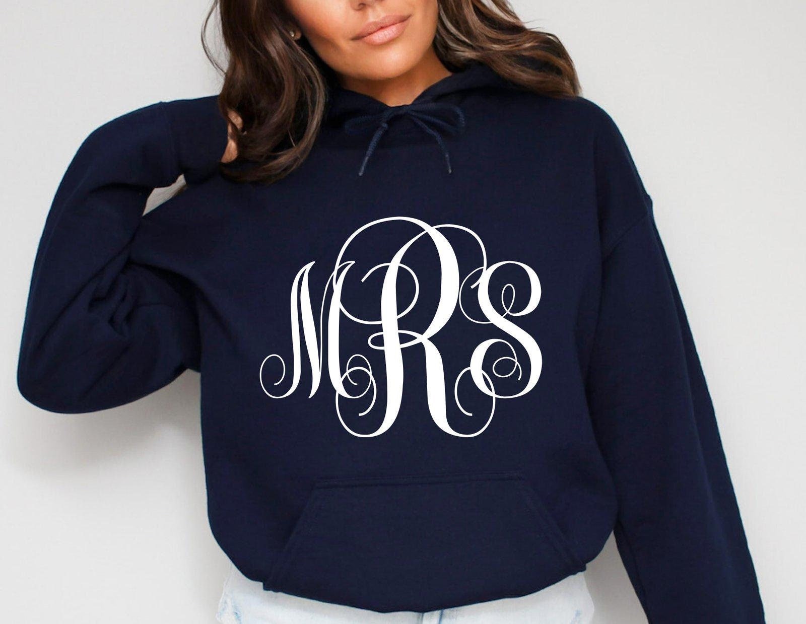 Monogram Hoodie, Inexpensive Monogrammed Cheap Custom Personalized Favorite Womens Hoodie Monogram Hoodie, Inexpensive Monogrammed Cheap Custom Personalized Favorite Womens Hoodie von CustomGiftFairy