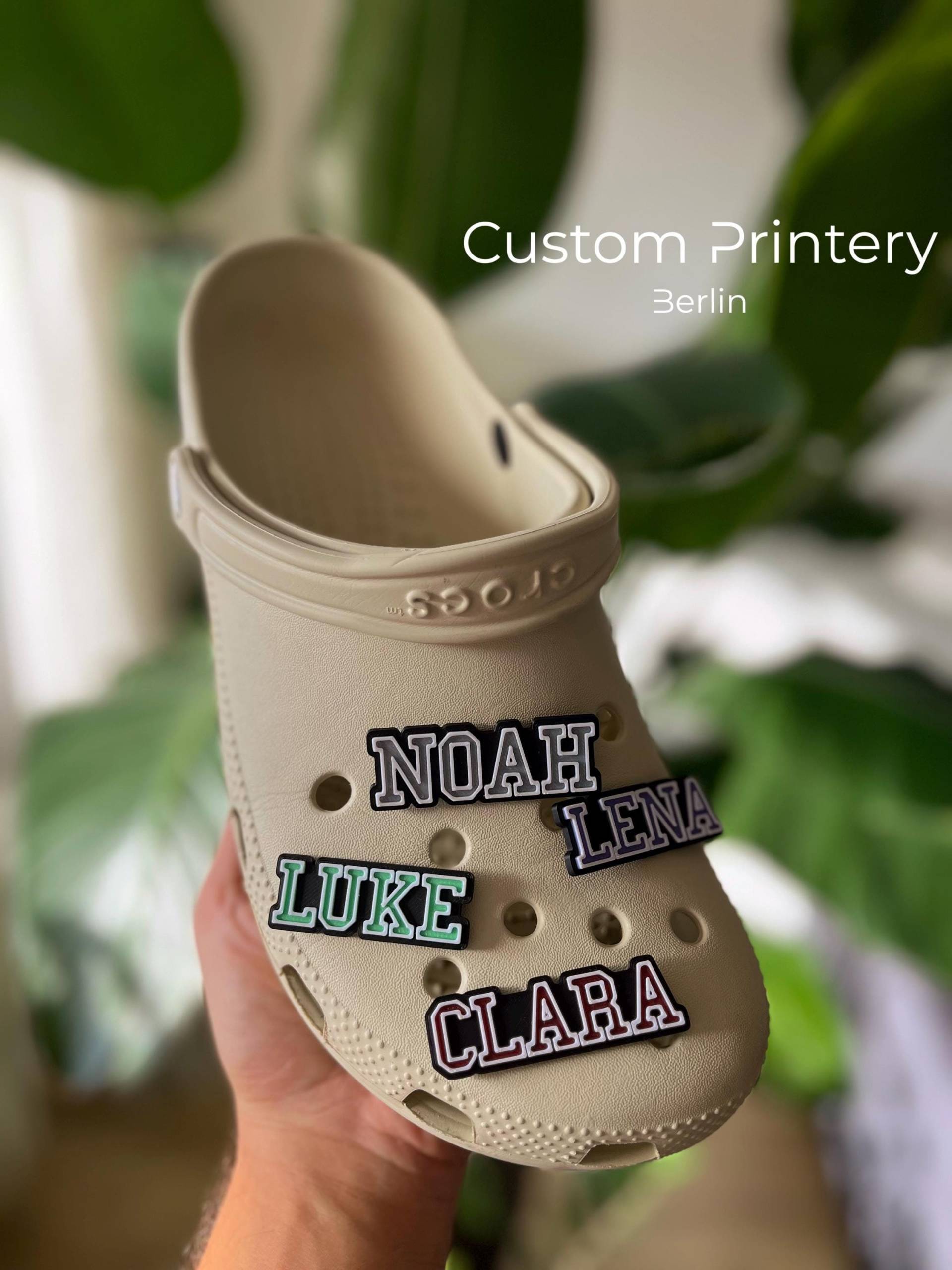 Custom Namen Charms Mit Rahmen | 3 Stück Schuhschmuck Für Crocs 3D Gedruckte Wunschnamen Custom Namen Charms Mit Rahmen | 3 Stück Schuhschmuck Für Crocs 3D Gedruckte Wunschnamen von CustomPrinteryBerlin